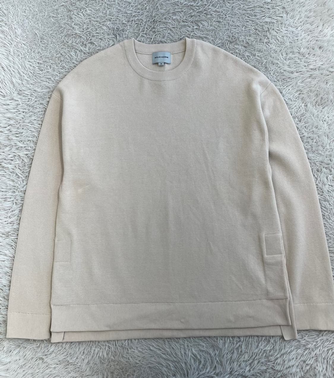 솔리드옴므 절개 니트 티셔츠/#3127 상품이미지1