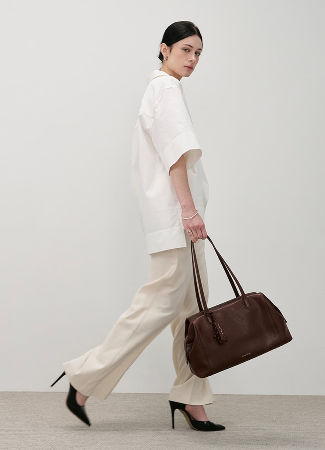 사만사타바사 보나 숄더백 새제품 (블랙) 상품이미지2