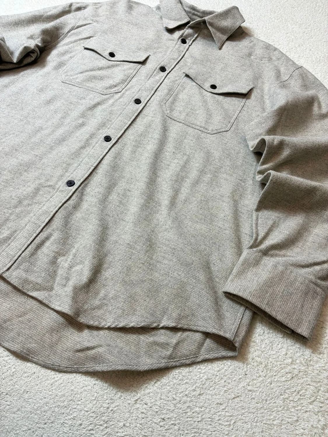 애프터프레이 에센셜 울 밀리터리 셔츠 PN6850 상품이미지4
