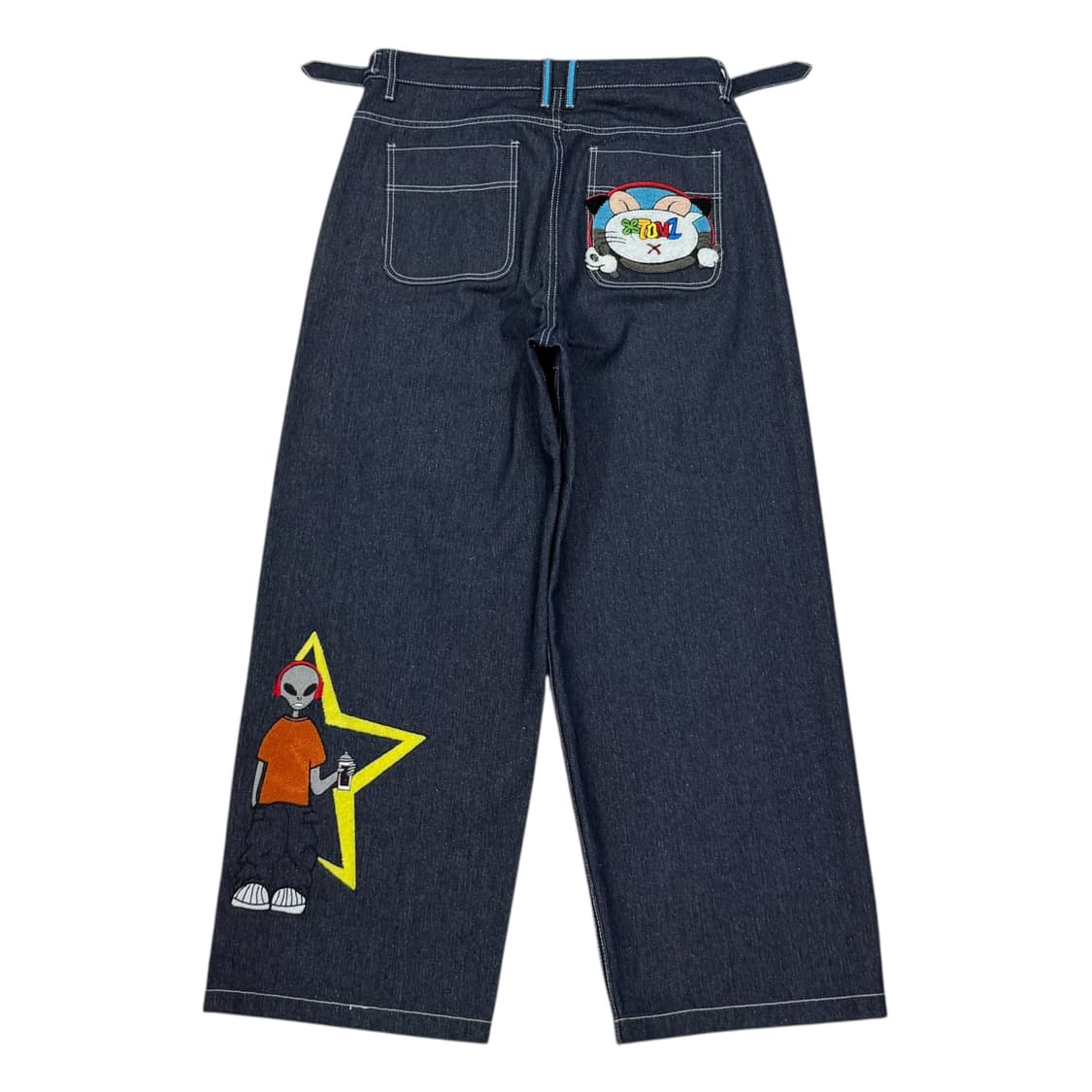 엑스톤즈 스키퍼 에일리언 데님팬츠 바지 인디고 L 상품이미지1