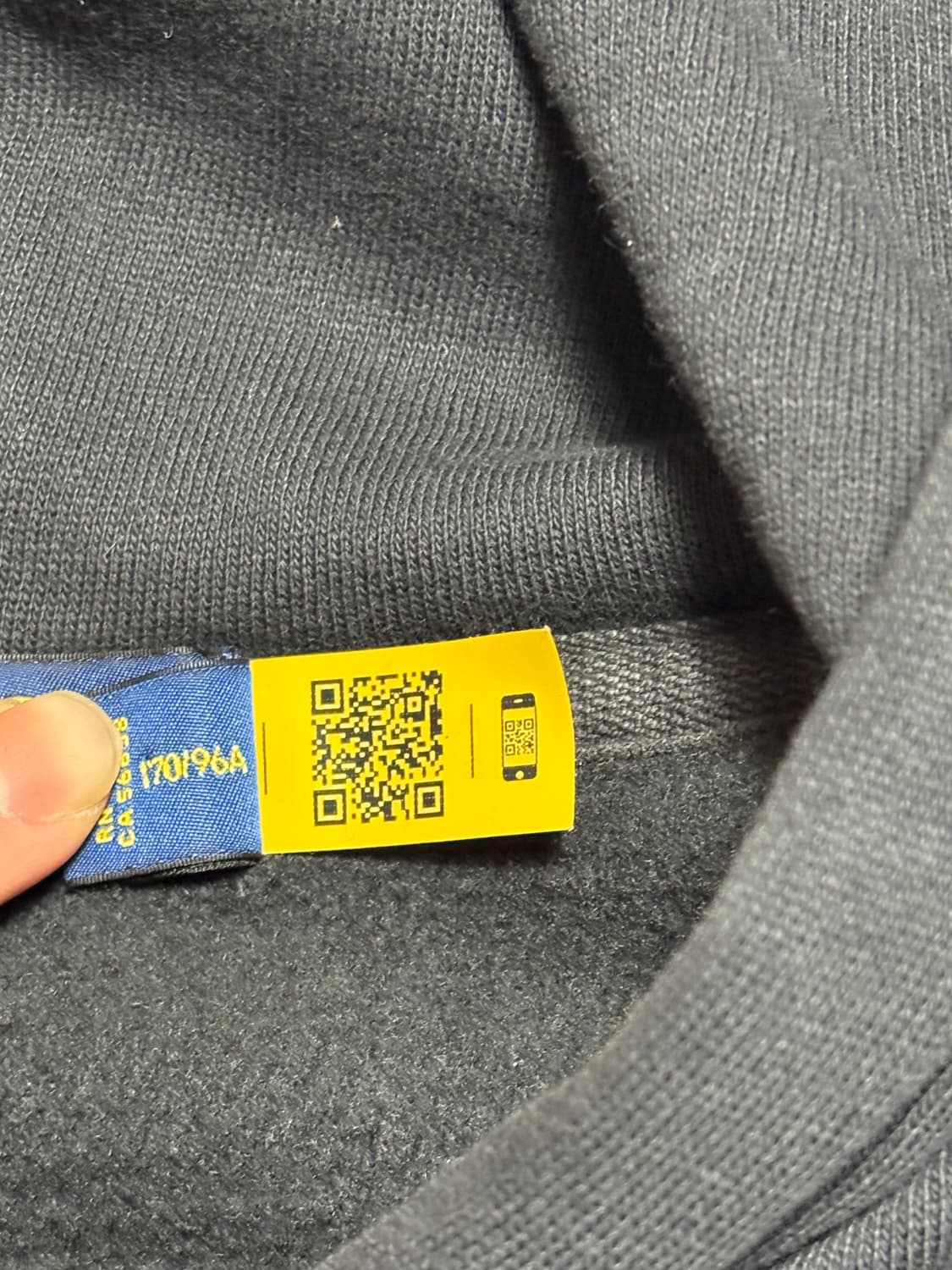 L 폴로랄프로렌 블랙 후드 집업 상품이미지5