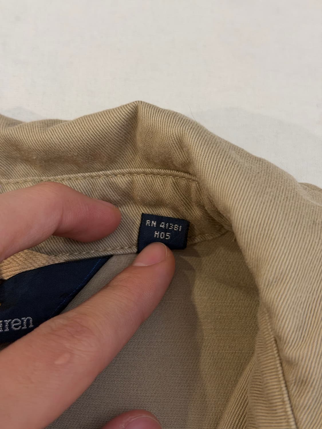 00s 폴로 랄프로렌 바라쿠타 스윙탑 봄버자켓 베이지 상품이미지6