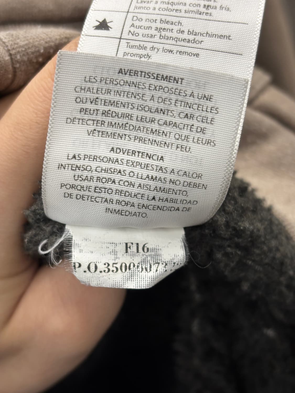 칼하트 쉐르파 브라운 후드집업 S 상품이미지7