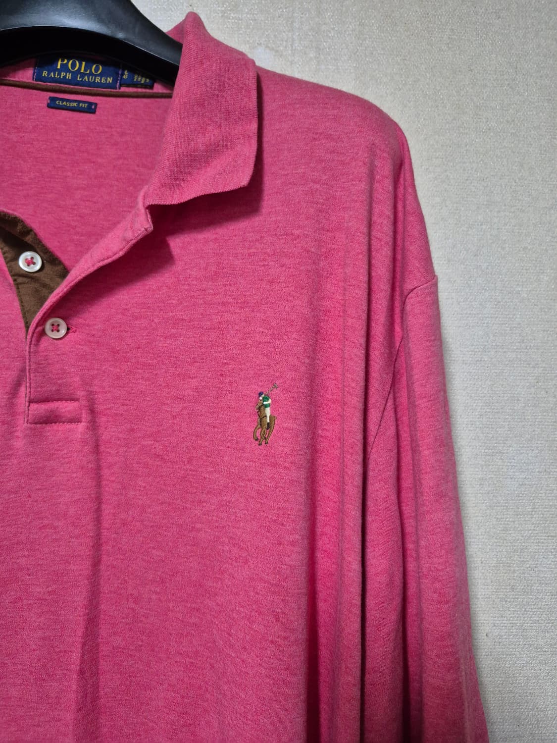 폴로 소프트터치 긴팔 카라티 상품이미지3