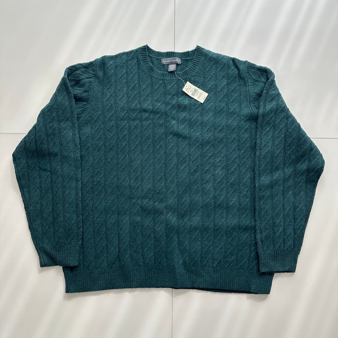 90s 새상품 바나나리퍼블릭 메리노울 니트 XL 상품이미지1
