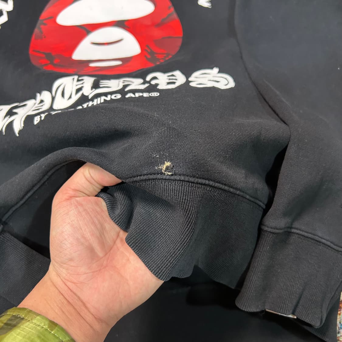 [XL] 베이프 에이프 프린팅 맨투맨 상품이미지3