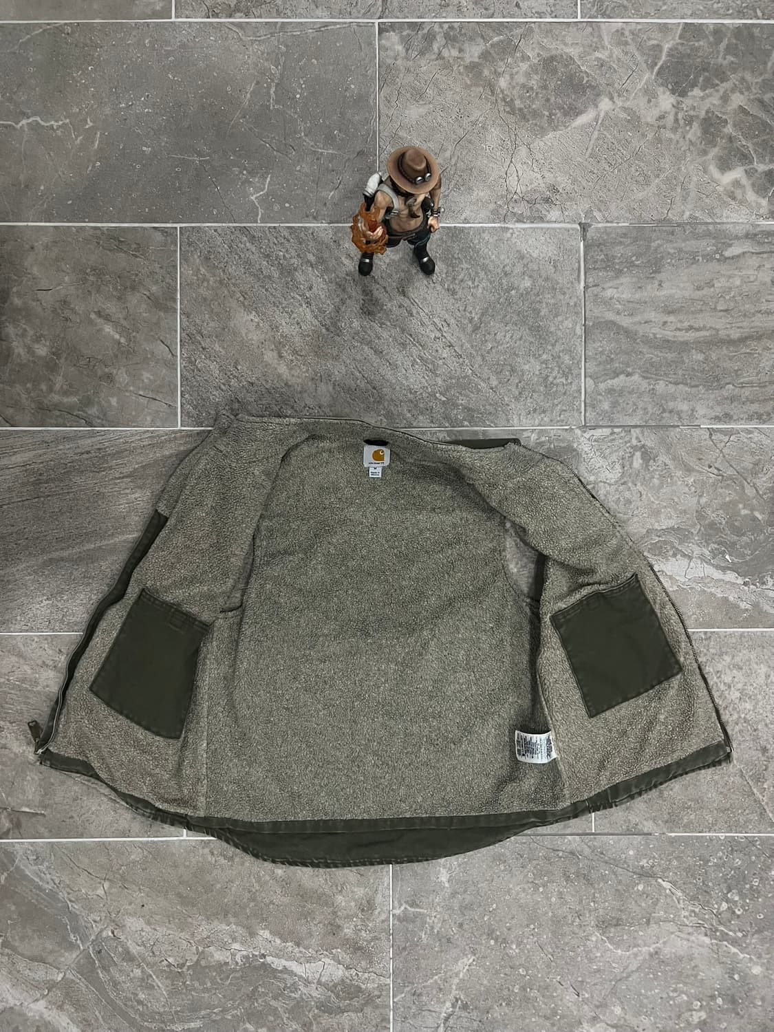 (M)칼하트 셰르파 넥 조끼베스트 V33 ARG 아미그린 상품이미지3