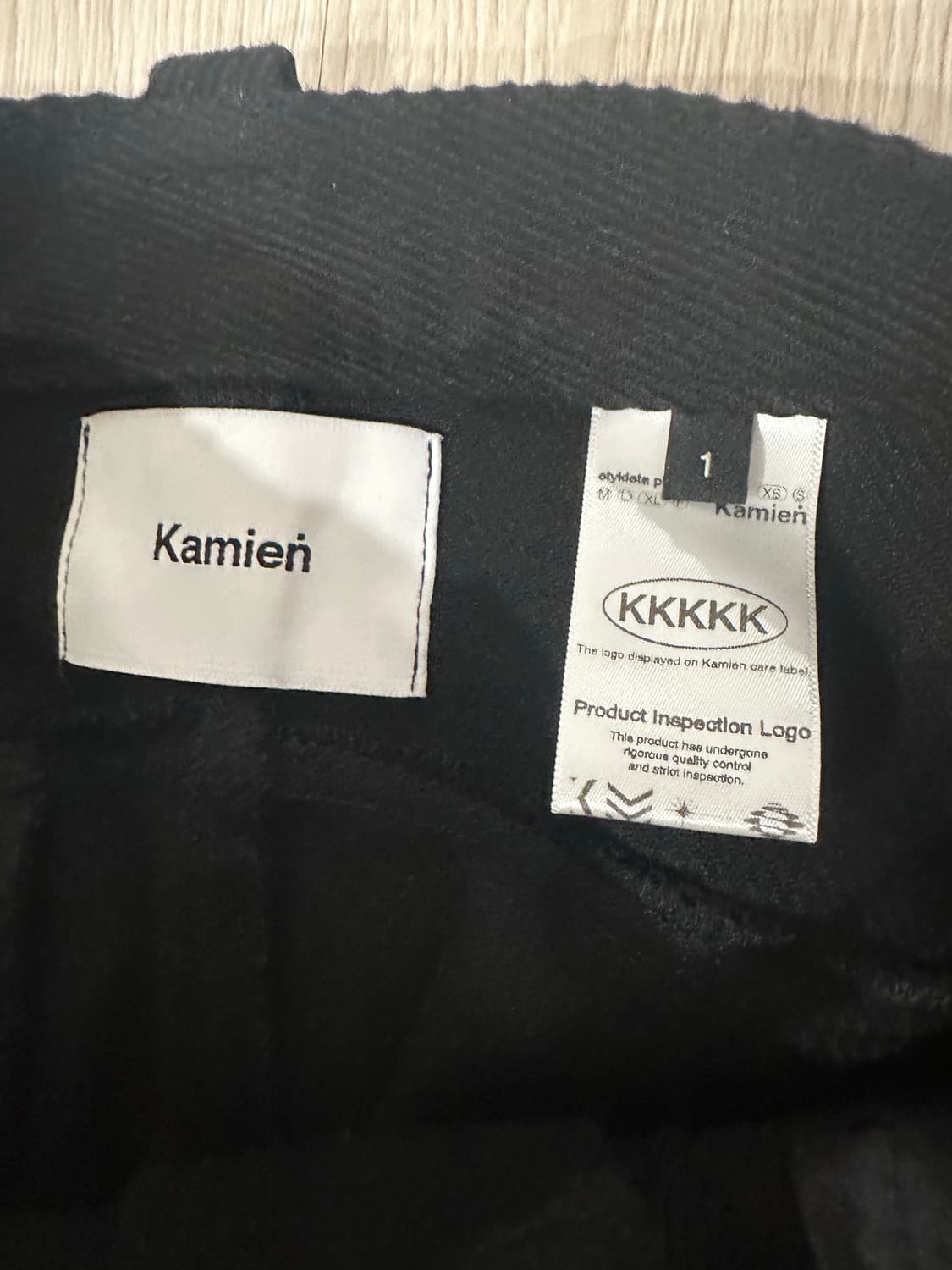 [새상품][1] 카미엔 타이탄 배기팬츠 블랙 상품이미지4