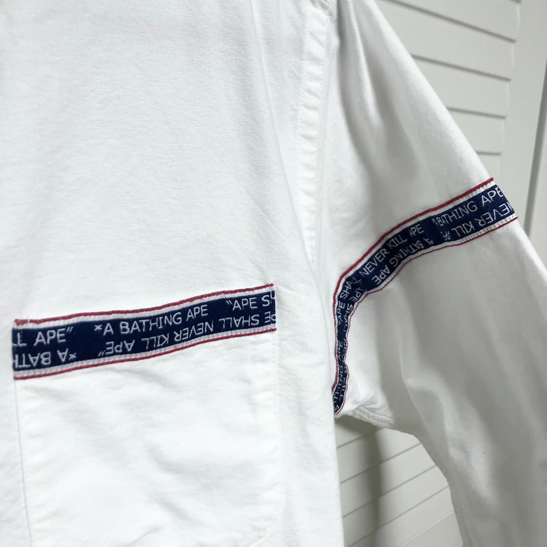베이프 셔츠 상태최고 BAPE 옥스퍼드 희귀 상품이미지2