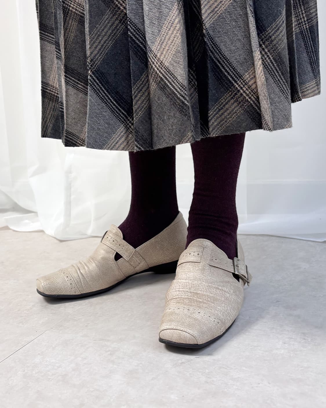 BeauFort shirring geek chic loafers 상품이미지6