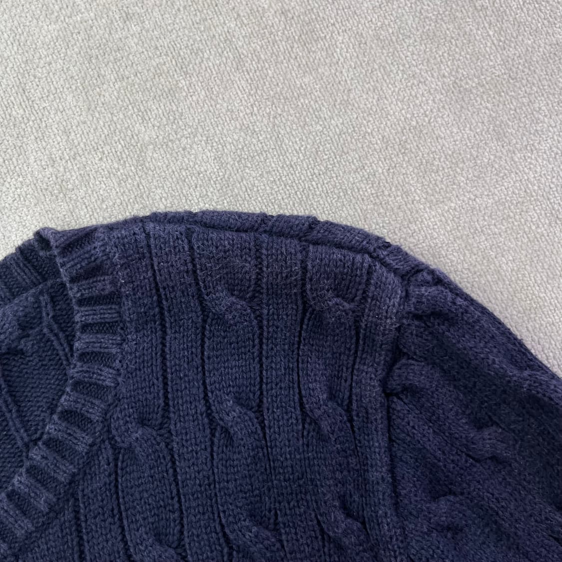 95 폴로랄프로렌 꽈배기 네이비 니트 상품이미지4