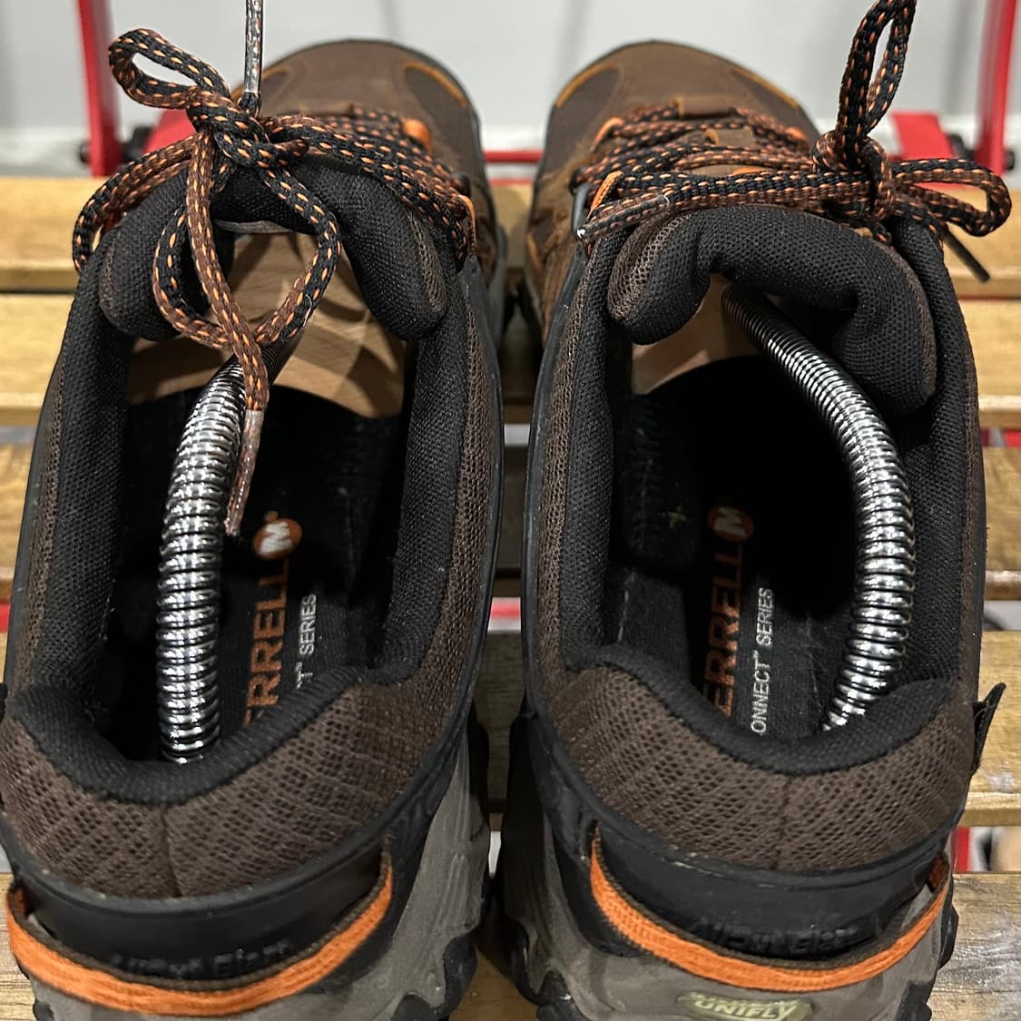 UK8.5) 머렐 트렉킹화 남성 남자 신발 블래이즈 벤트 비브람 솔 상품이미지5