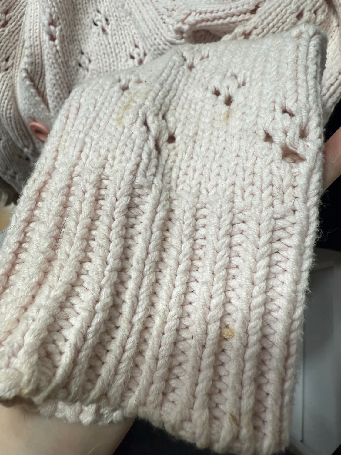 글로니 나오미 니트 가디건 핑크 상품이미지8