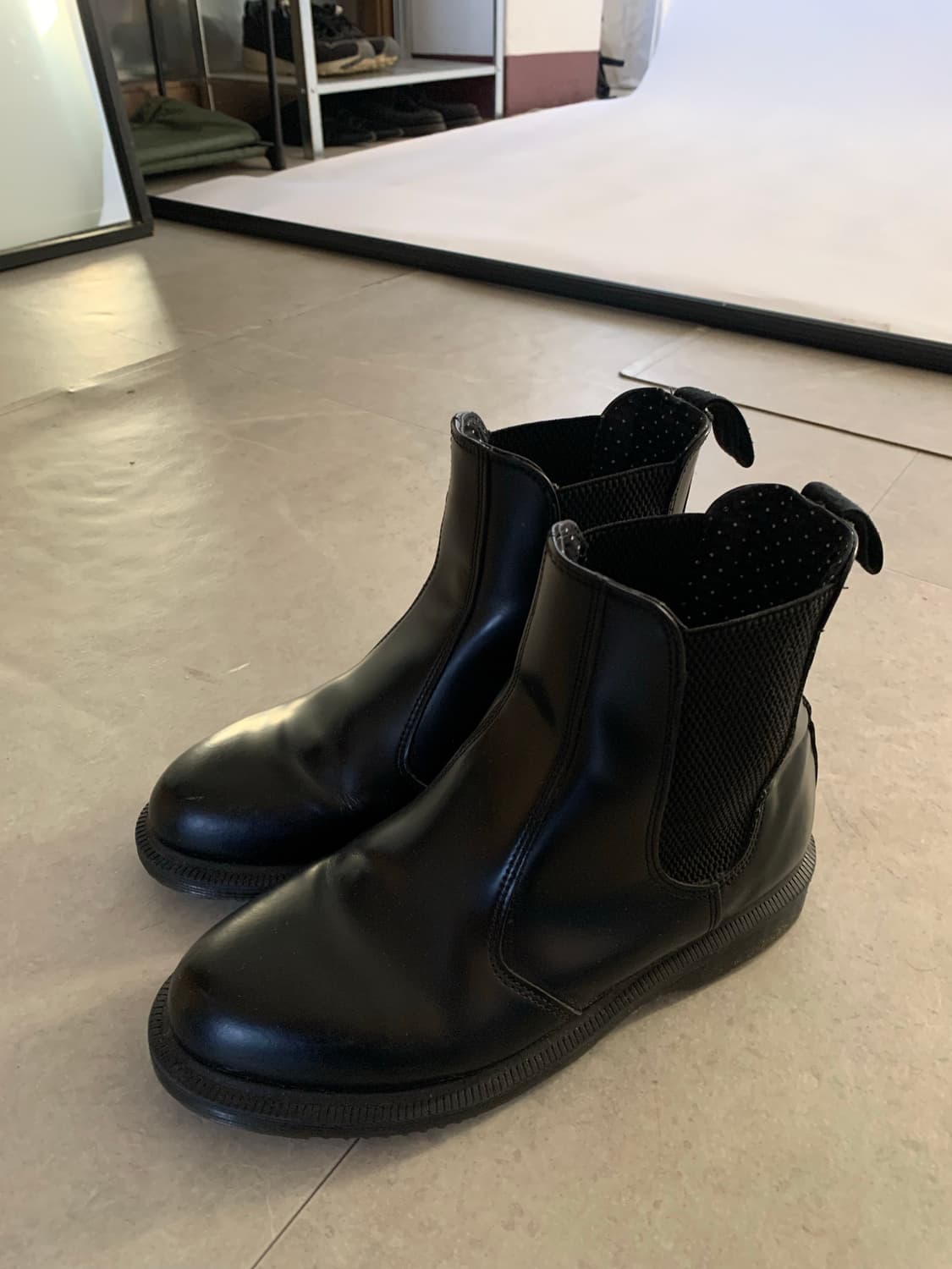 닥터마틴 플로라 첼시 부츠 블랙 UK6 상품이미지1