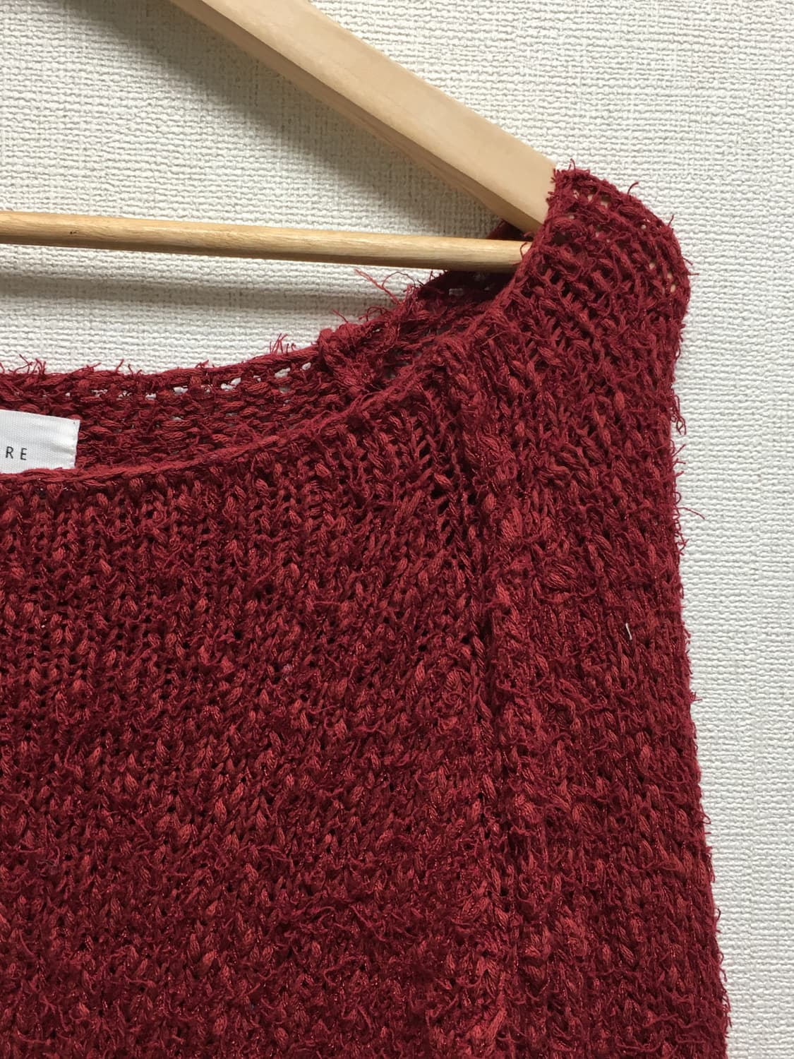Vintage/ 레드 니트  상품이미지2