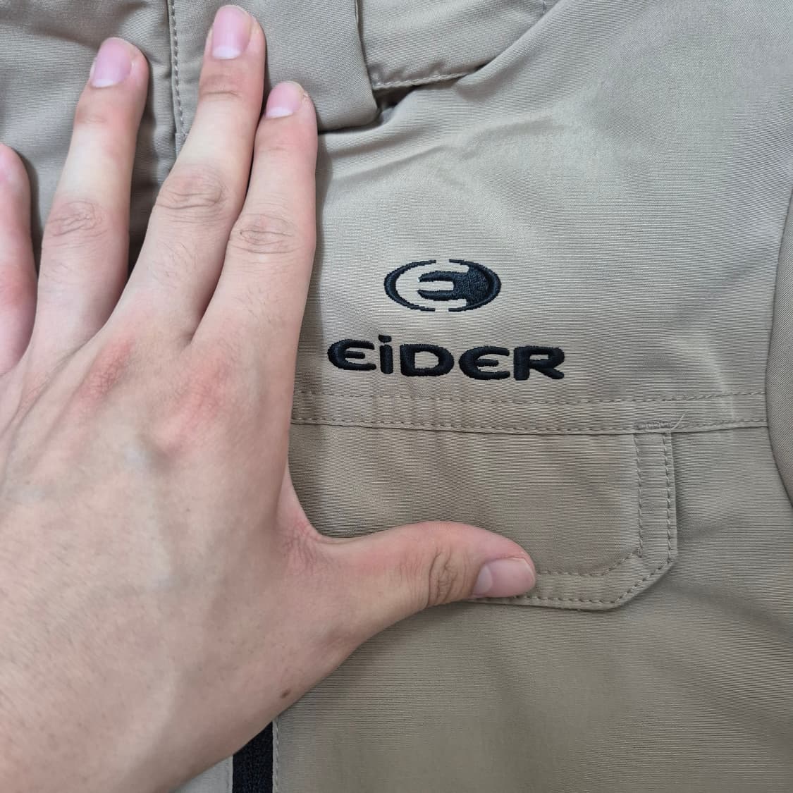 아이더 구스다운 사파리 후드 패딩 자켓 상품이미지5