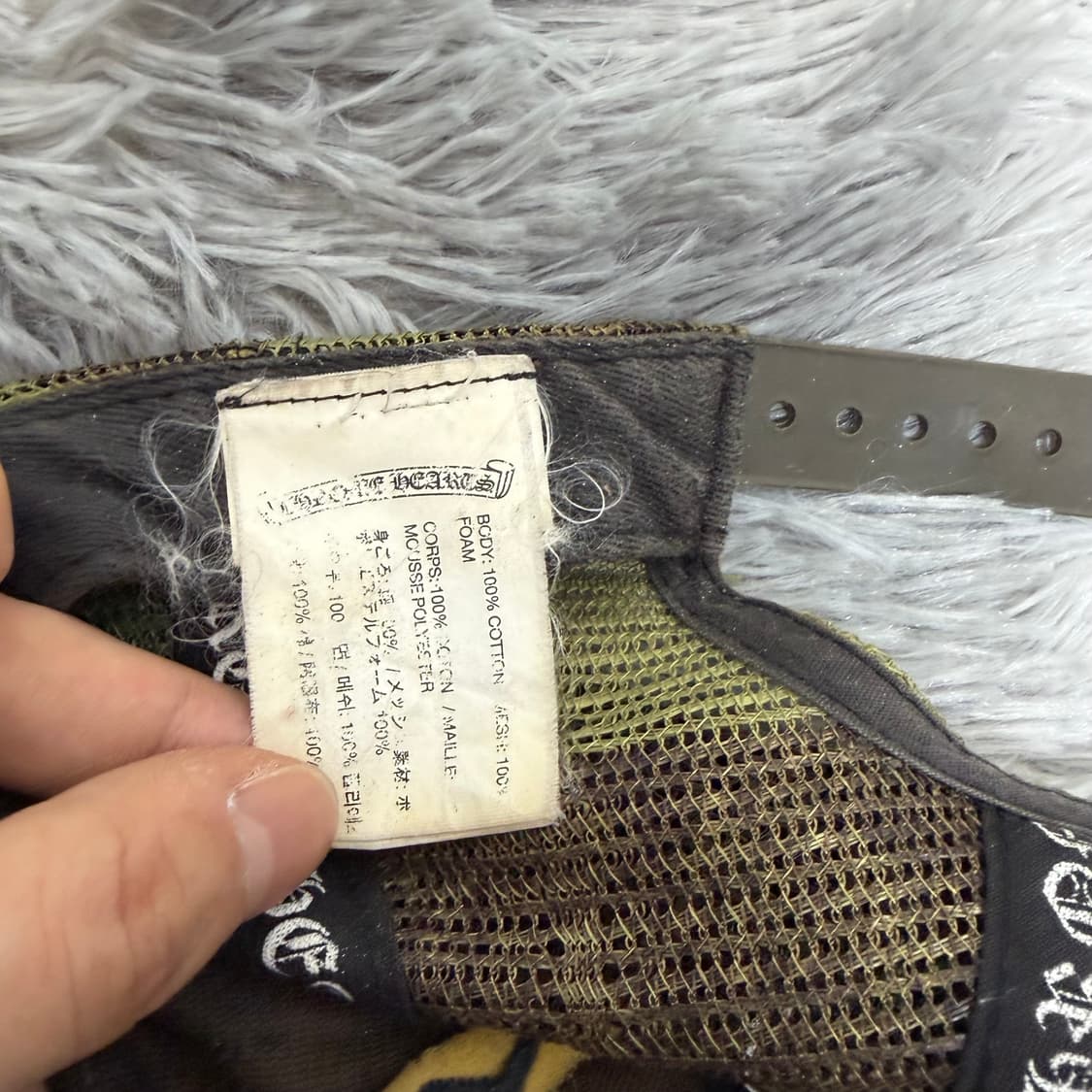 크롬하츠 카모 메쉬 캡 상품이미지9