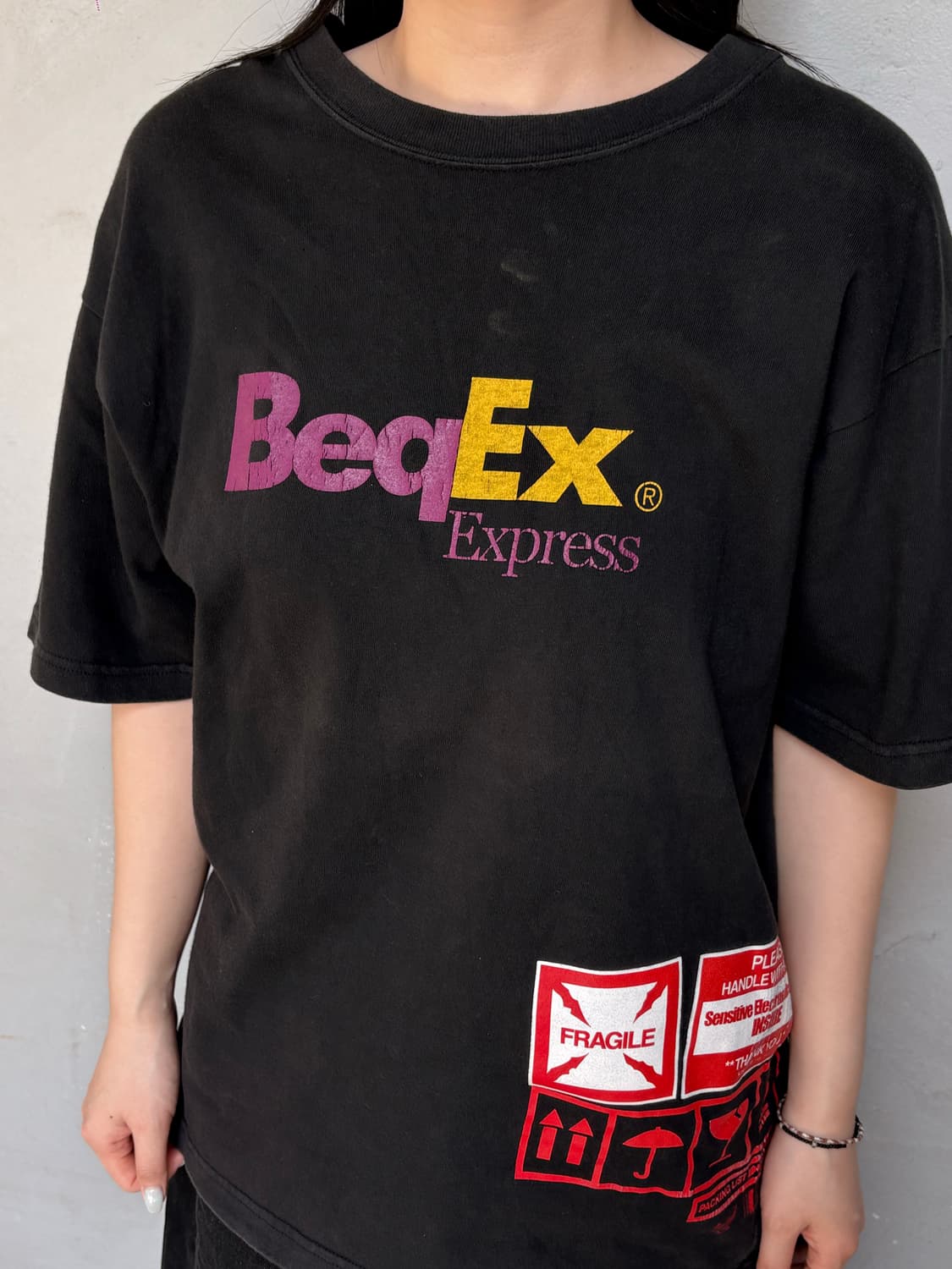 FedEx 패러디 빈티지 티셔츠 상품이미지2