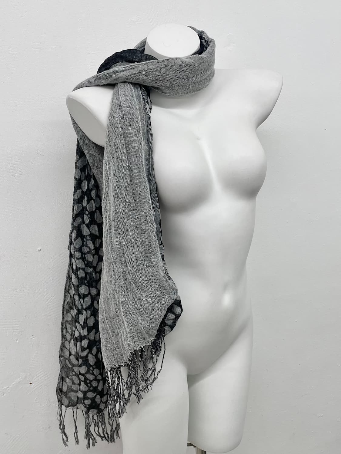 니혼진 모리 배색 머플러  상품이미지2