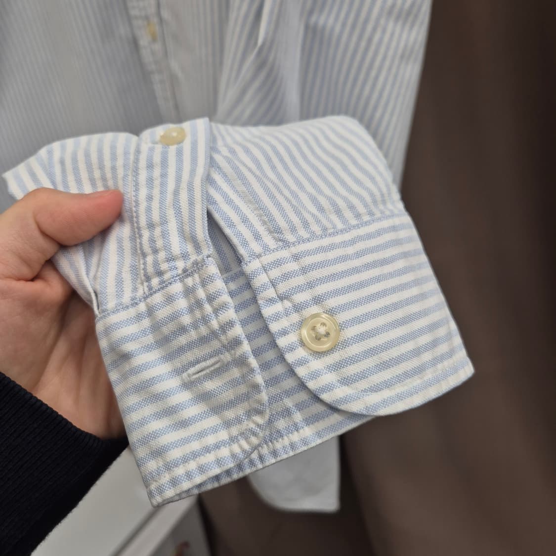 폴로 랄프로렌 스트라이프 셔츠 L 상품이미지5