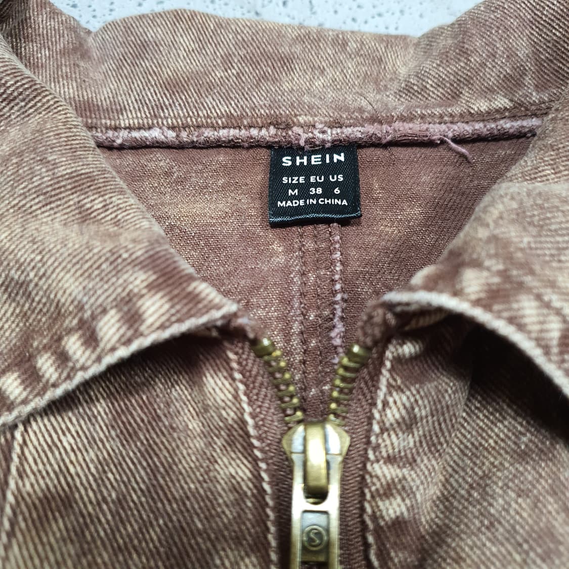 ✨ (바배) 빈티지 데님 카라 집업 자켓 상품이미지3