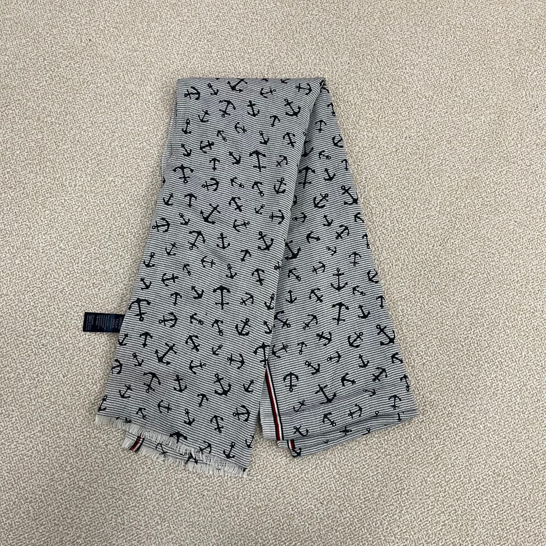 [ONE] 타미힐피거 앵커패턴 스카프 목도리 머플러 0107M1 상품이미지1