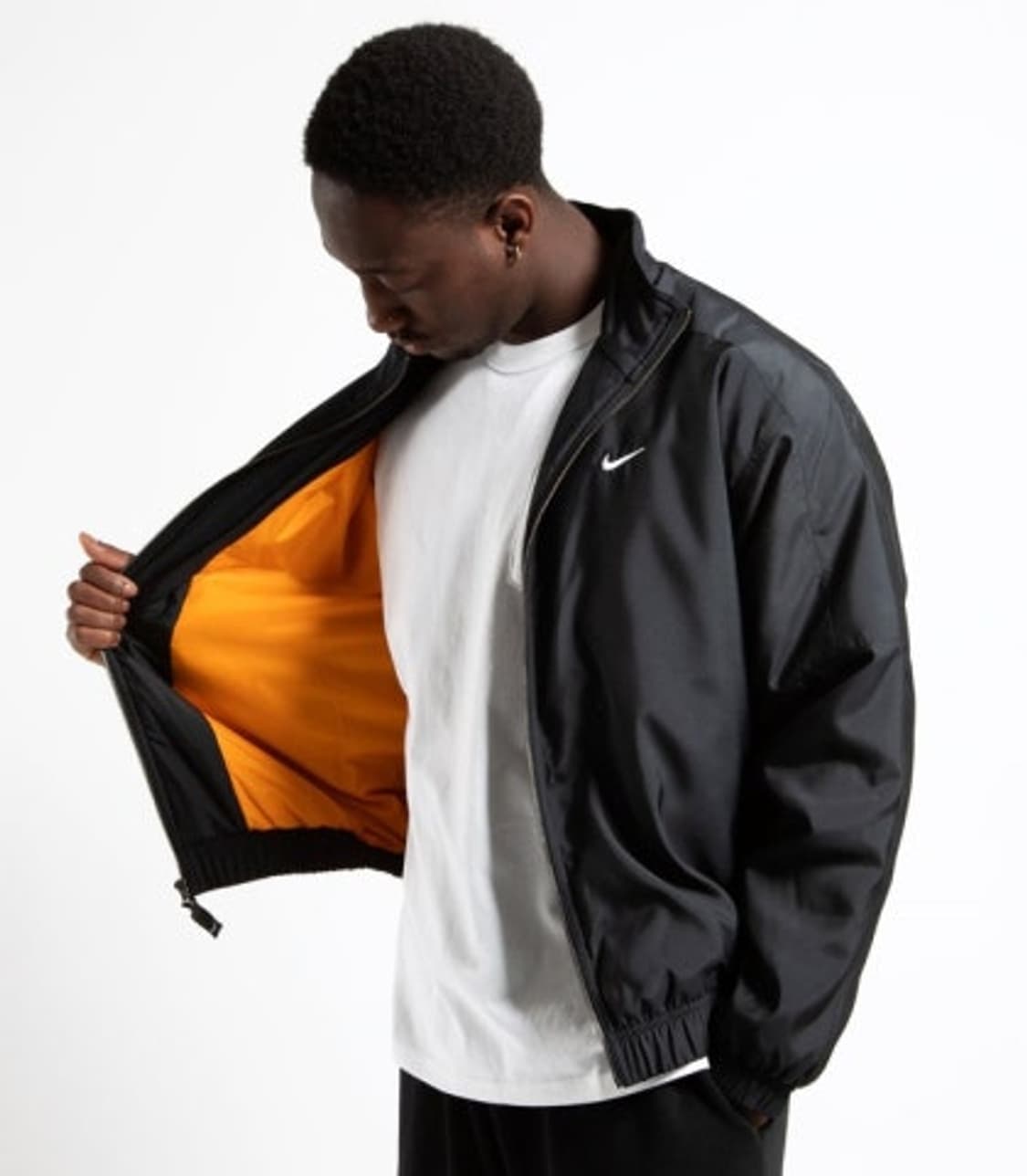 나이키 NRG 사틴 자켓 블랙 쿰쾃 상품이미지1