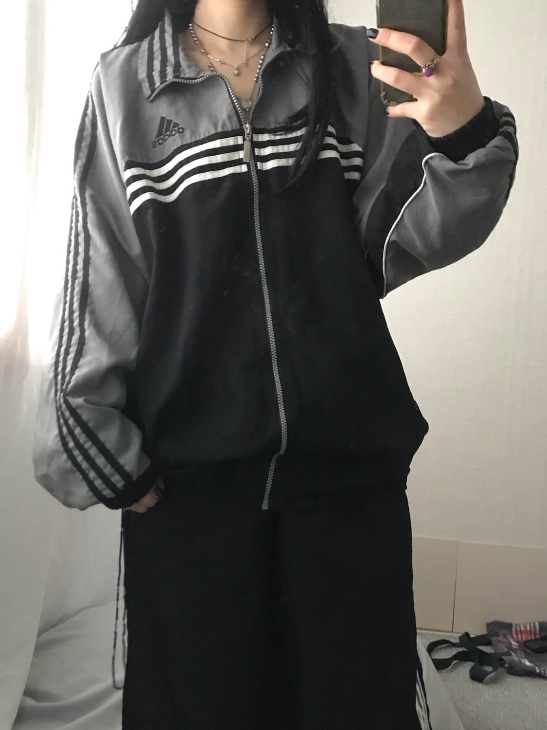 아디다스 90s 오버핏 바람막이 상품이미지4