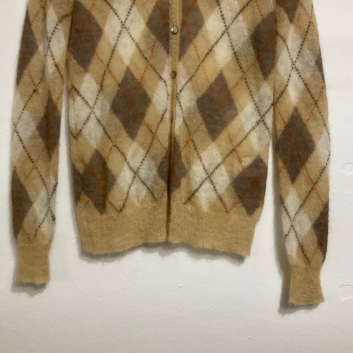 저널 스탠다드 로우게이지 아가일 카라리스 가디건 상품이미지3