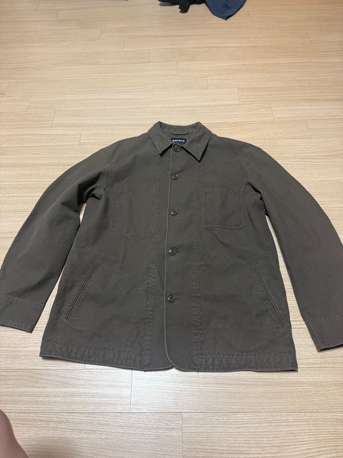 XL) 45,000원 올드 유니클로 빈티지 구제 코튼 워크 자켓 구형 상품이미지1