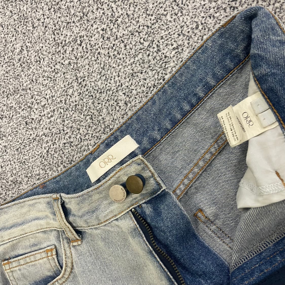 오르 와이드 부츠컷 데님팬츠 0126HS1 상품이미지2