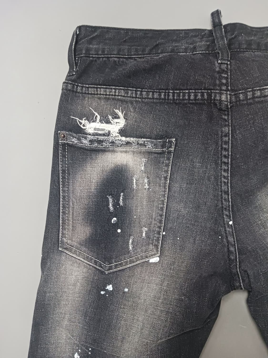 [30] 디스퀘어드2 앞지퍼 데미지 쿨가이 블랙진 청바지 상품이미지8