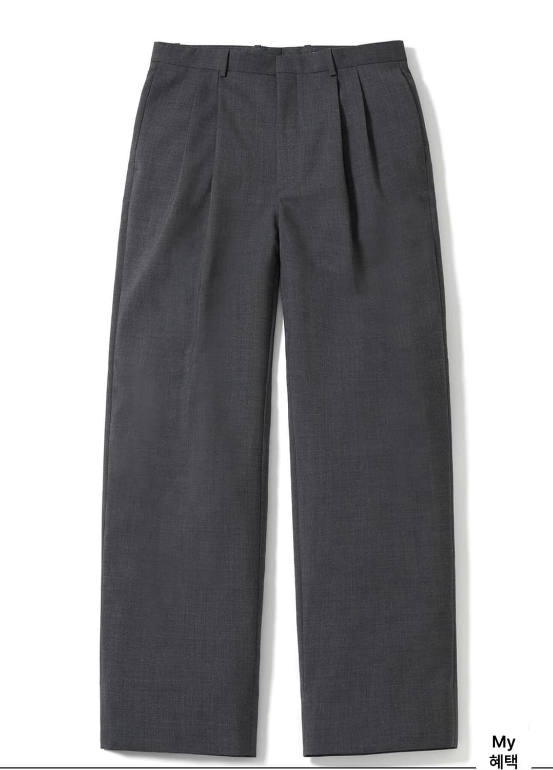 [28] 포터리 트로피컬 울 투플리츠 와이드 팬츠 상품이미지4