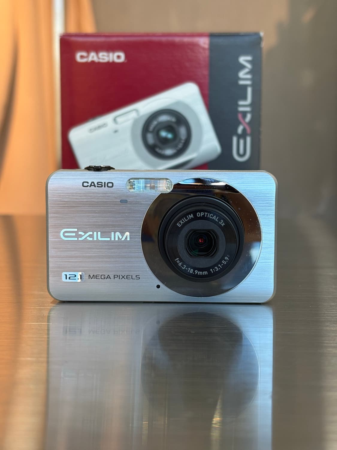 민트급/날짜표시/풀박)카시오 엑슬림 ex-z90 실버 빈티지디카 상품이미지1