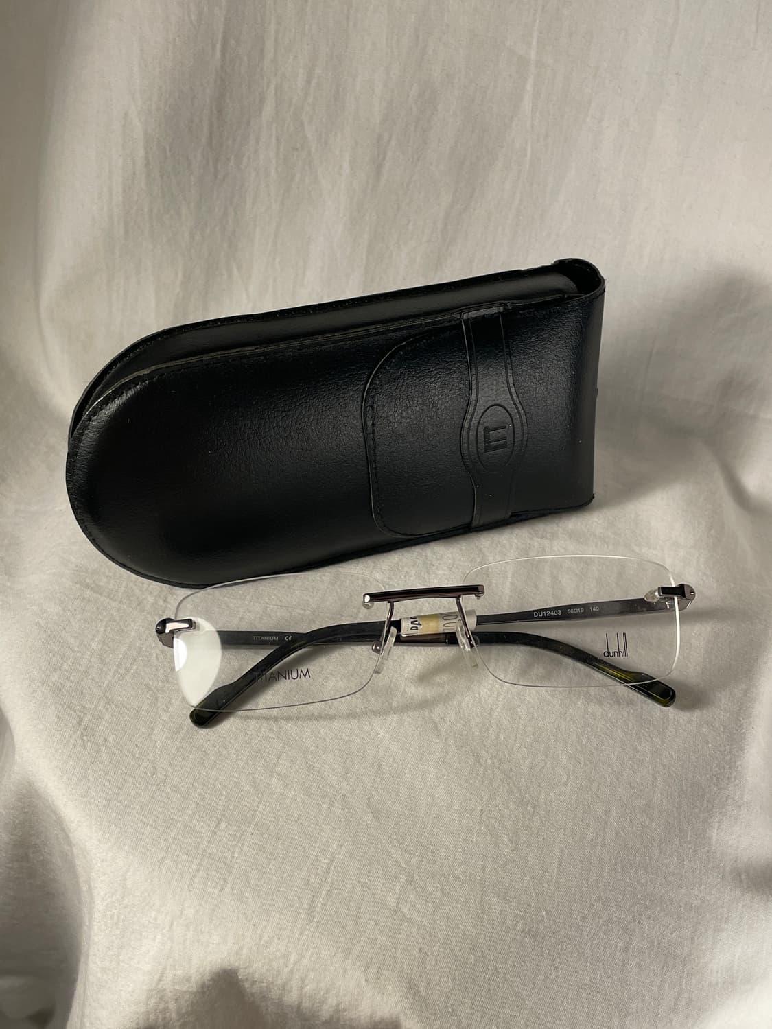 Dunhill 던힐 스퀘어 무테 아이웨어 y2k안경 상품이미지7