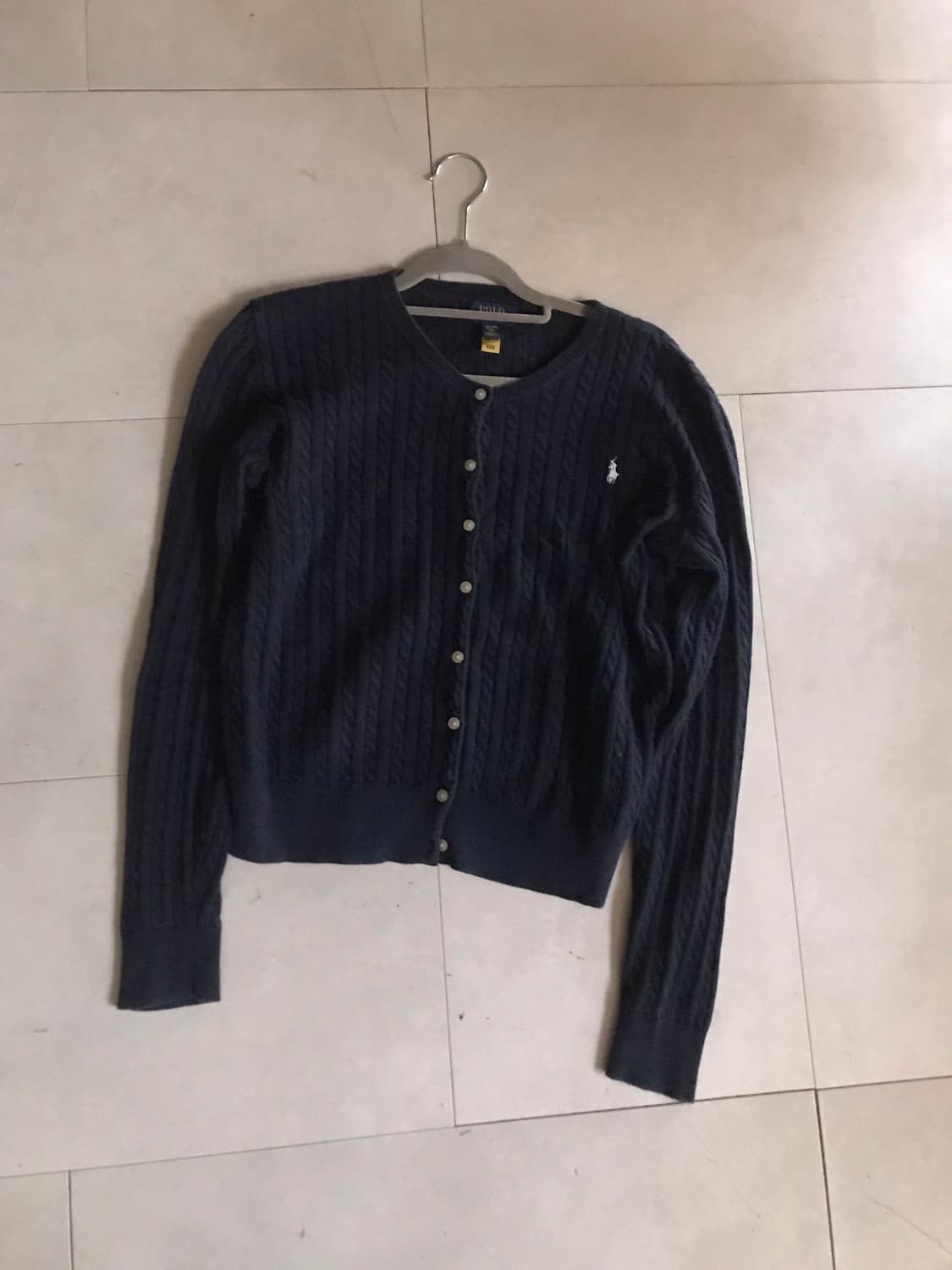 폴로 네이비 케이블 가디건 상품이미지8