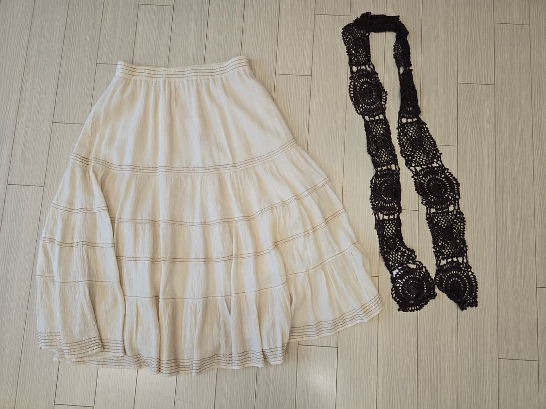 일본빈티지 아이보리 셋업 6pc 상품이미지9