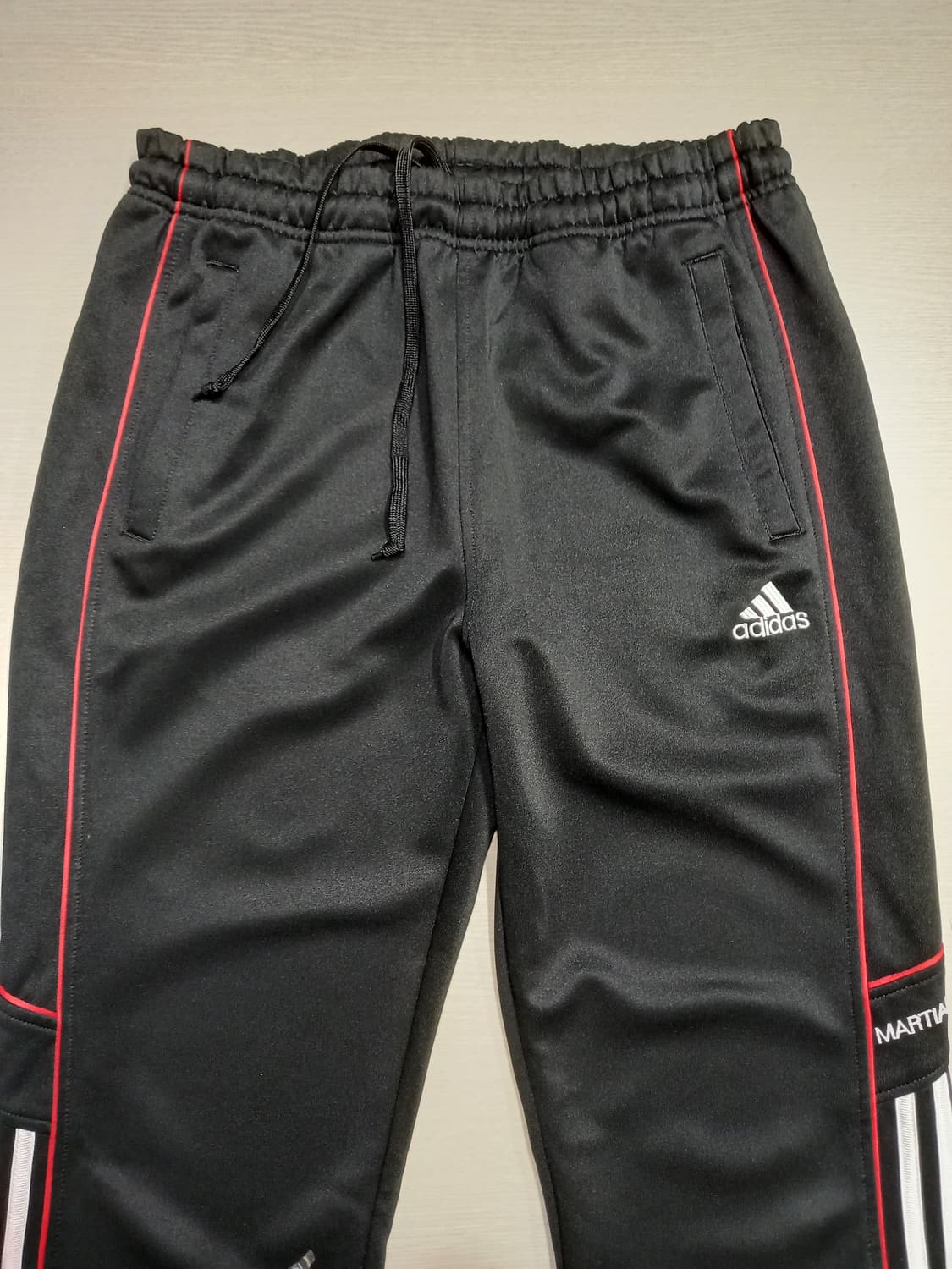 32 adidas 밴딩 스판 트레이닝하의 블랙 32-348 상품이미지3