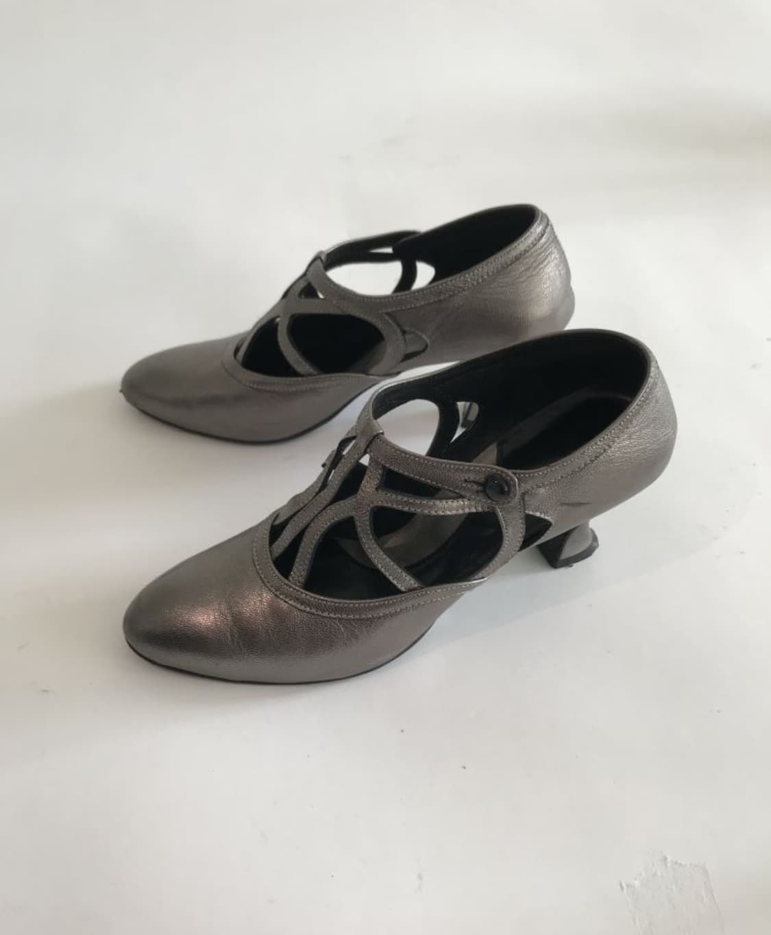 에옹쓰 Eonts 1920s Dancing Shoes Silver 상품이미지1