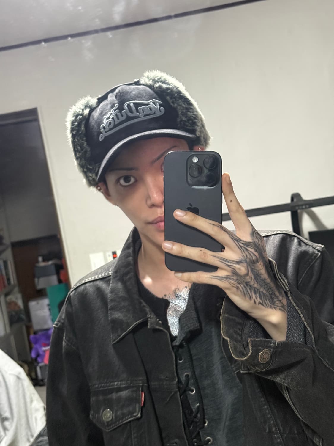 더본치 양털 모자 상품이미지1