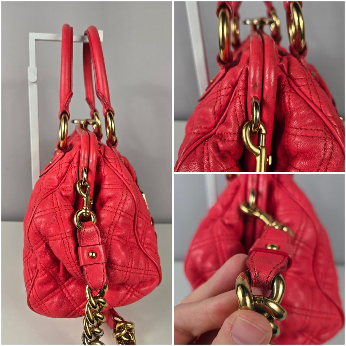 마크제이콥스 스탐백 미듐 퀼팅 체인 숄더백 가방 정품 마크 제이콥스 스탐 상품이미지4