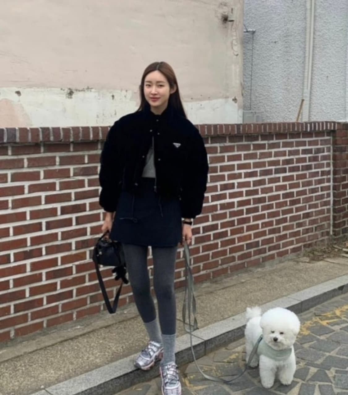 프라다 벨벳 패딩 38 (신세계 센텀 구매) 상품이미지7