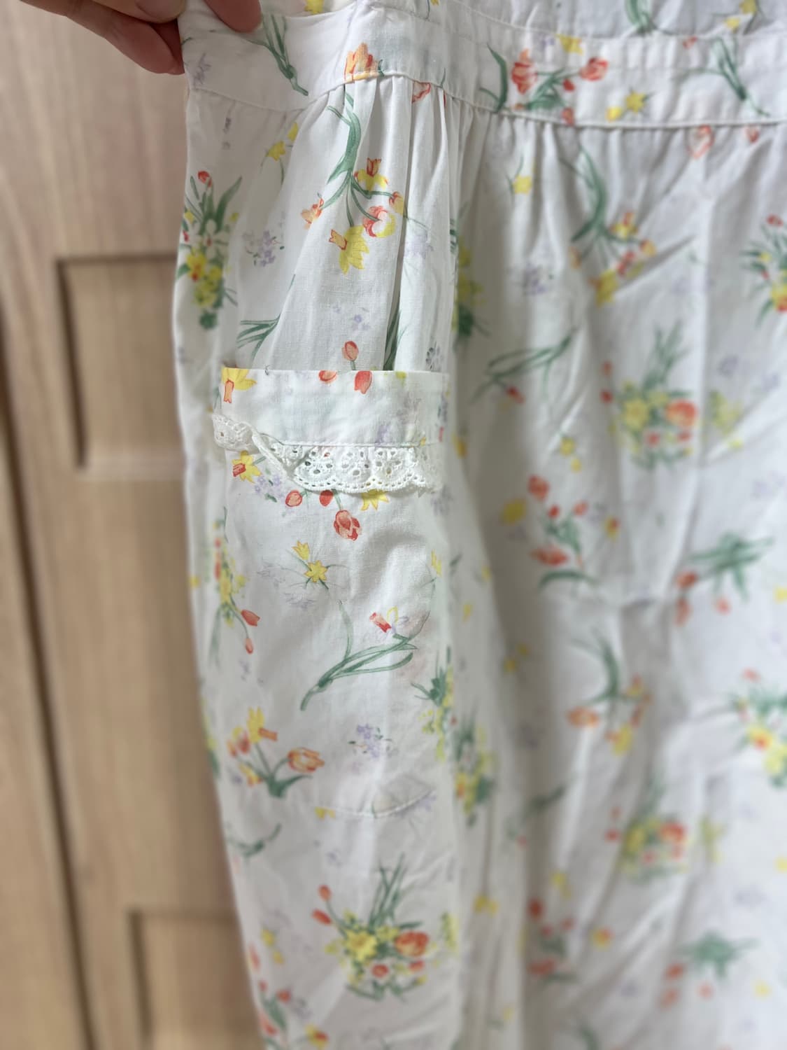 빈티지 플라워패턴 앞치마 상품이미지3