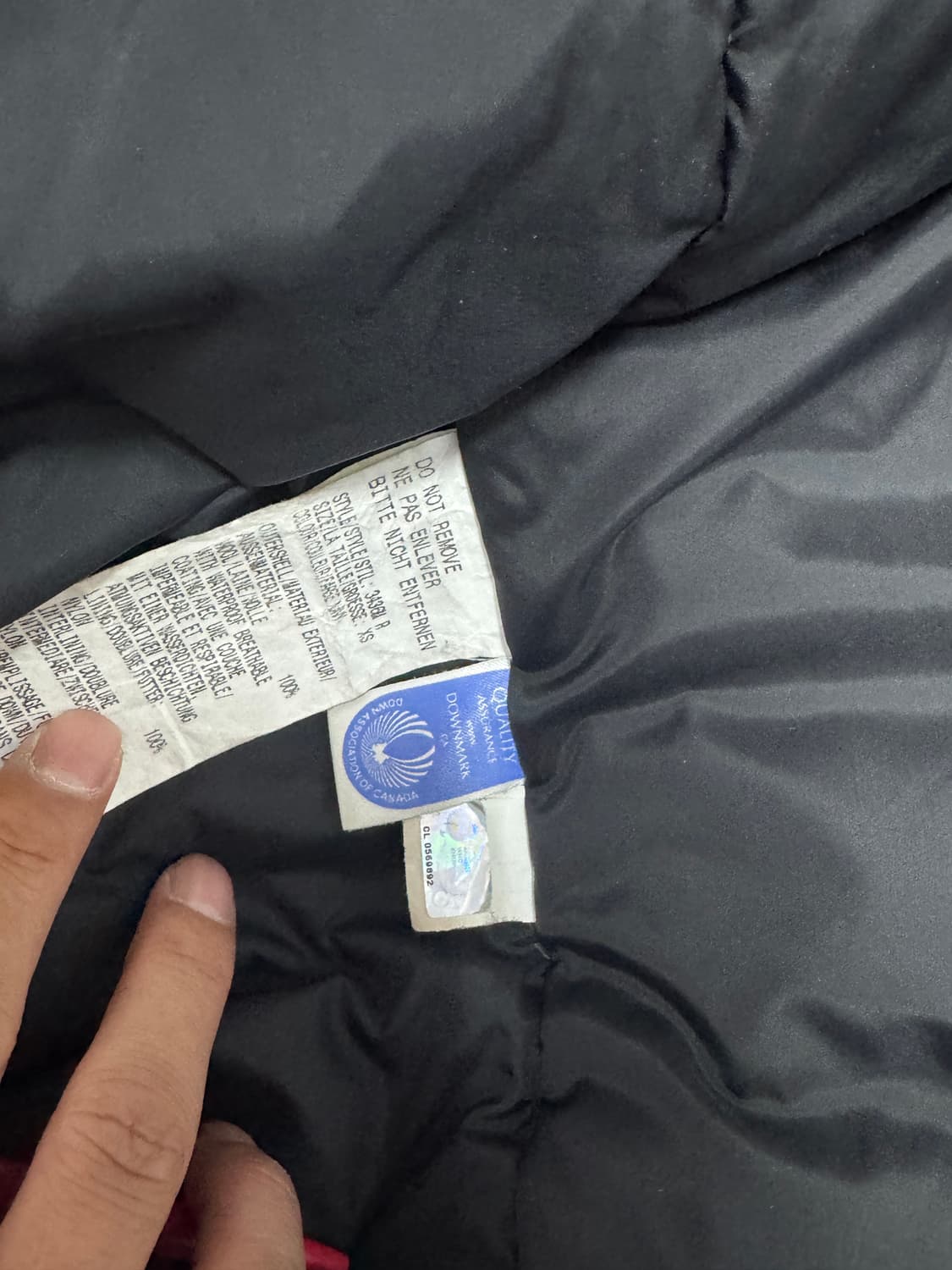 캐나다구스 로로피아나 원단 파카 xs 95-100 상품이미지5