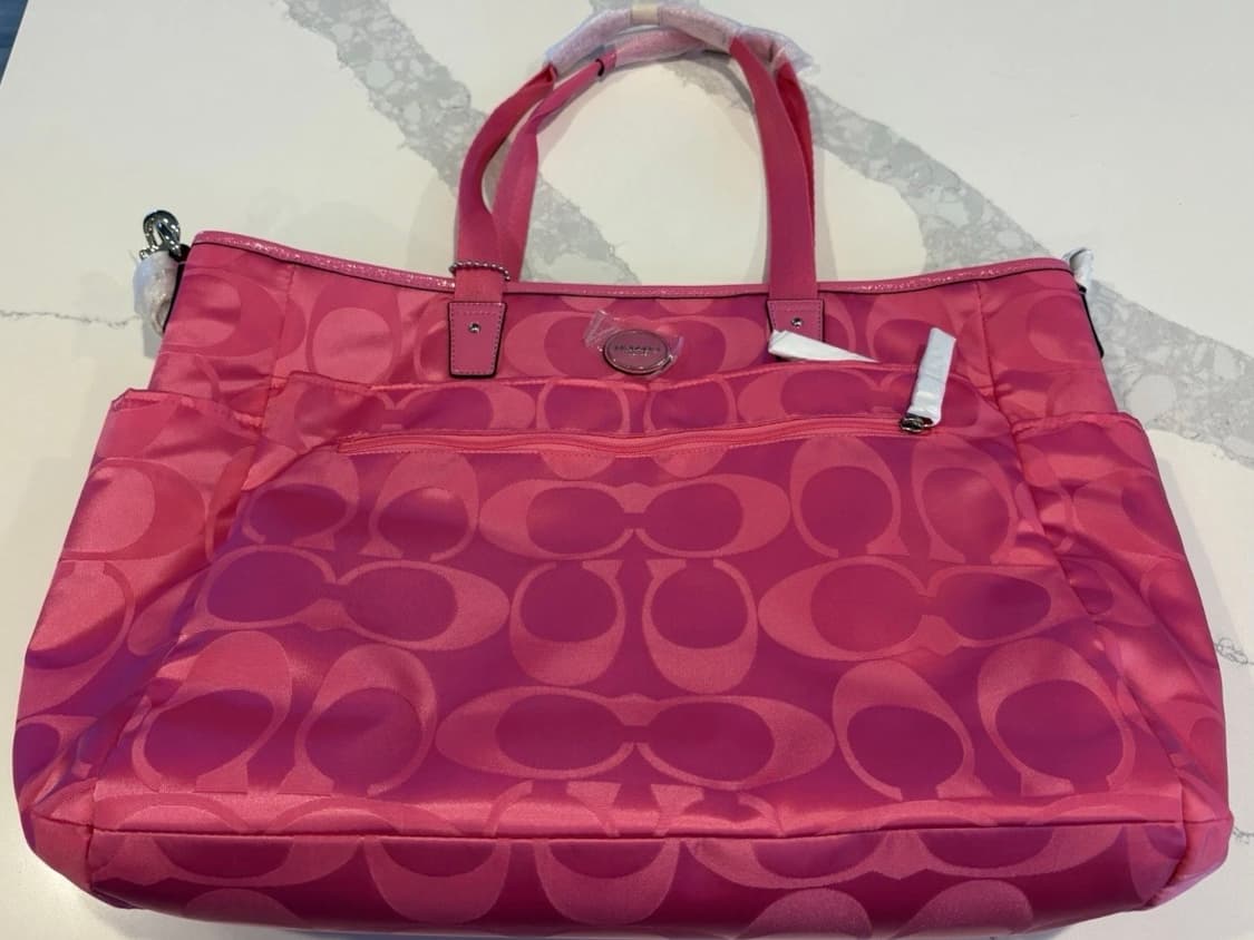 코치 토트백 핫핑크 새상품 상품이미지1