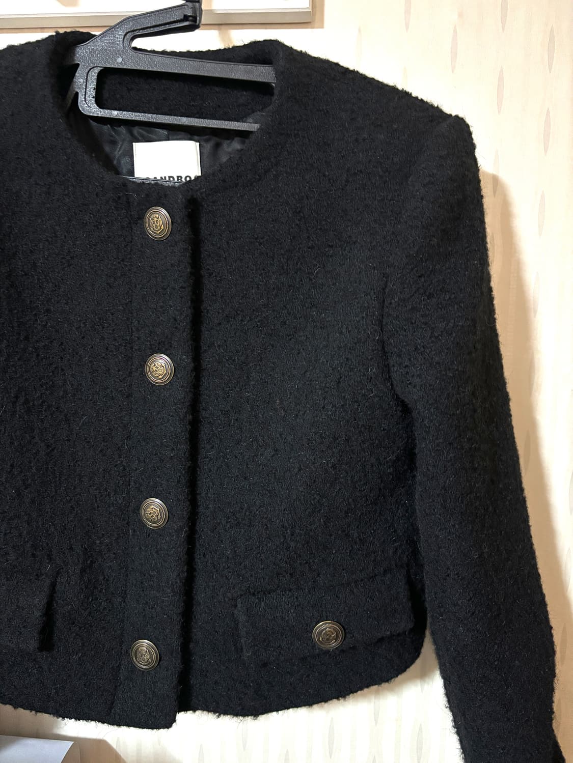 SANDRO 크롭 부클레 재킷 상품이미지5