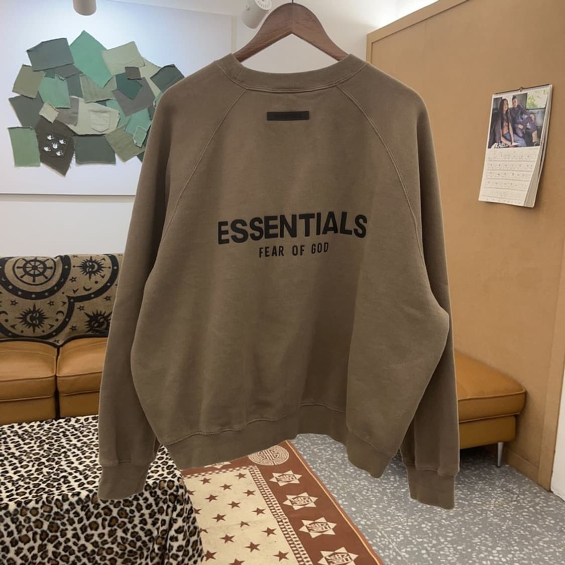 피어 오브 갓 에센셜 모던 캐주얼 백로고 약기모 맨투맨 M C09093 상품이미지4