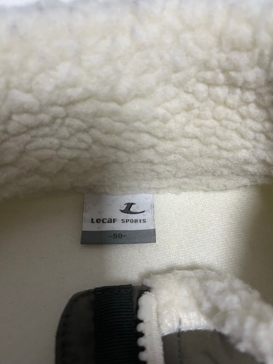 르까프 LeCAF 뽀글이 후리스 자켓 아이보리  상품이미지2