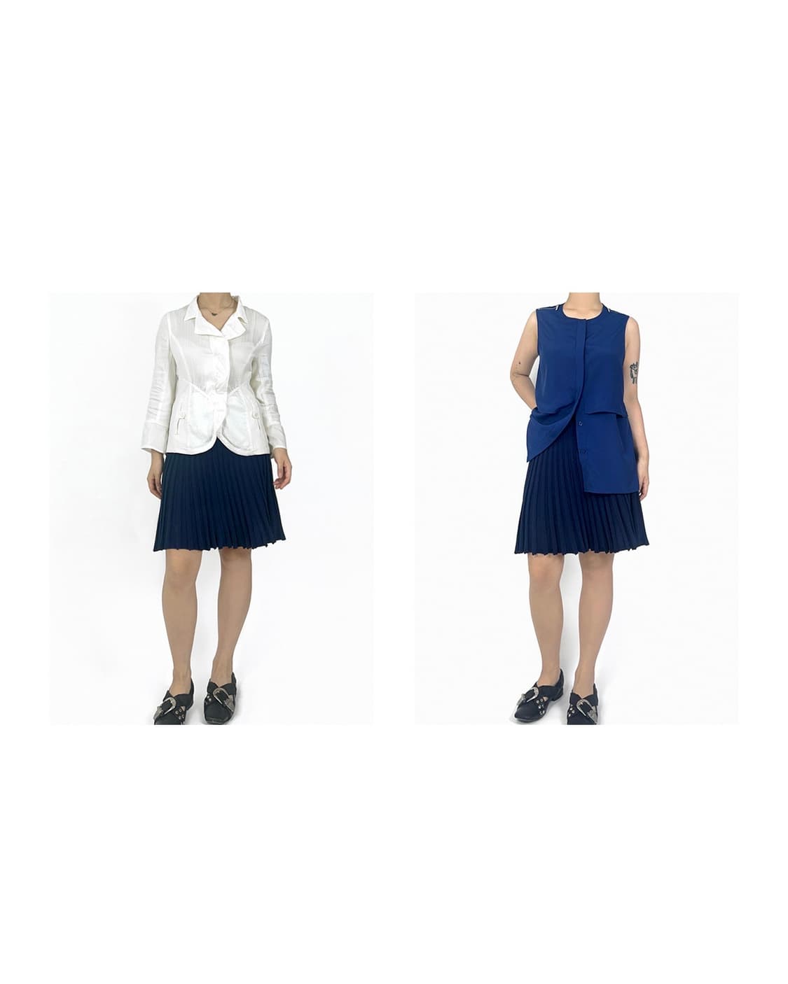 EVEX by Krizia ruffle blouse jacket 상품이미지7