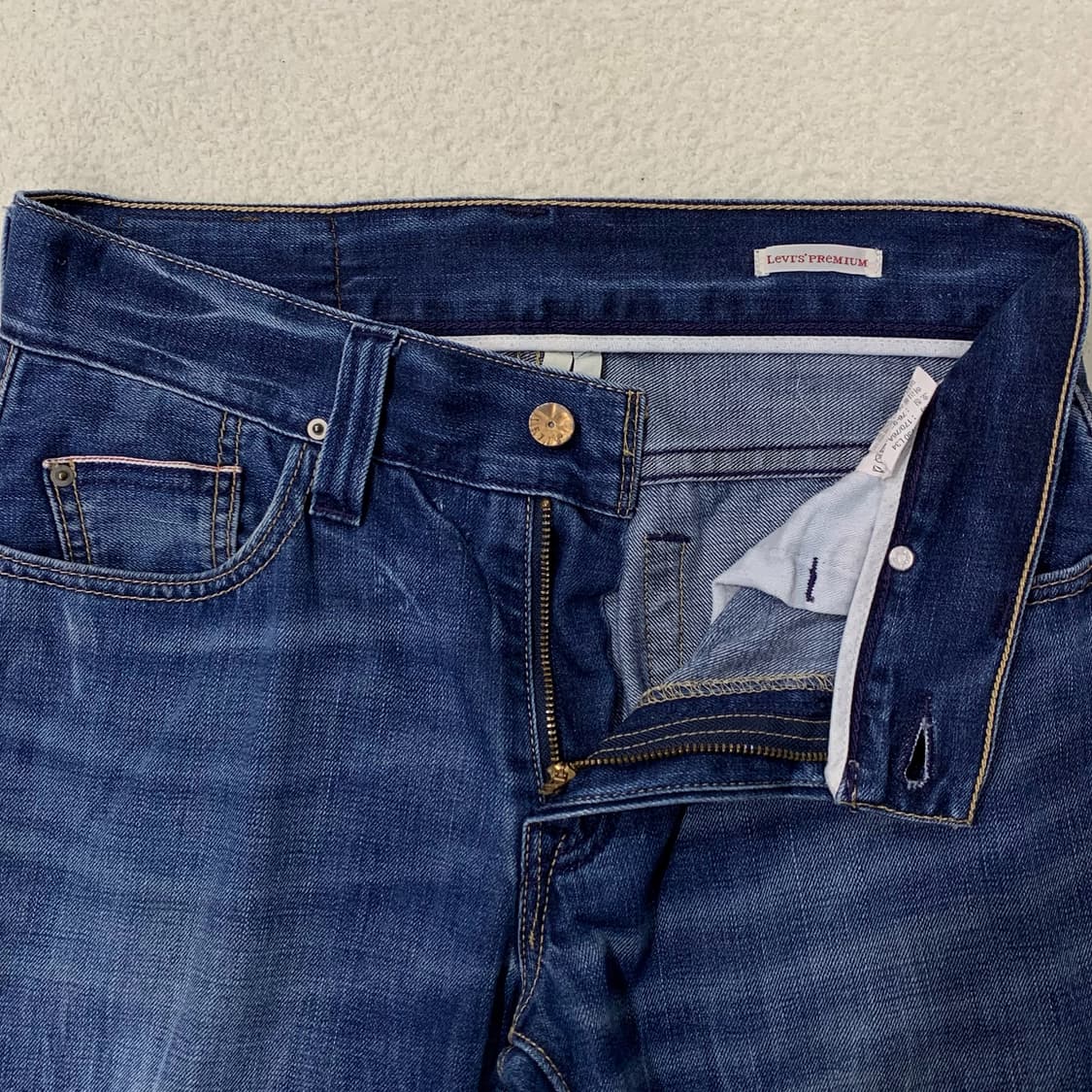 [30,32] 리바이스 프리미엄 523 스트레이트핏 데님팬츠 상품이미지4